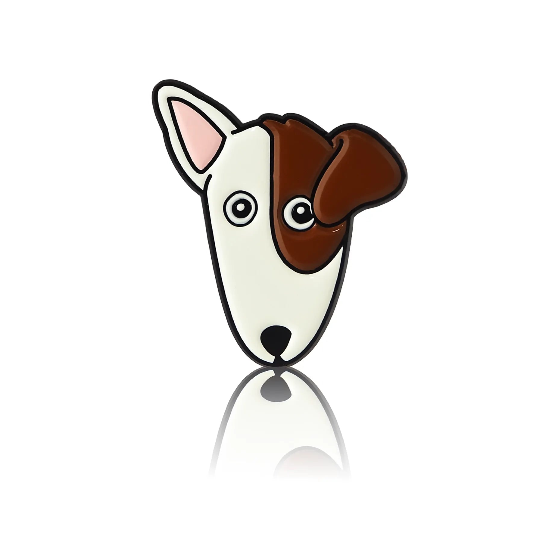 głowa pieska rasy jack rusell terrier